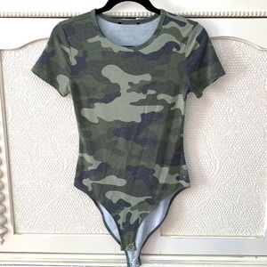 Stretchy Camo Bodysuit